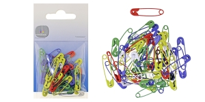 Väikesed värvilised haaknõelad, 50tk, 25mm, KL4133