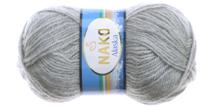 Villasisaldusega lõng, heledam säbruline hall