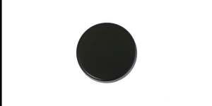 Must, kannaga metalllst nööp, 18mm, 28L