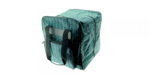 Carry Bag for overlock green squred 30×30×30 cm, KL0605
