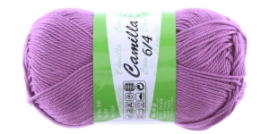 Puuvillane lõng Camilla; Värv 4945 roosakaslilla, Madame Tricote