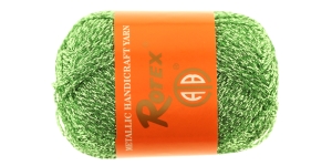 Metallic Handicraft Yarn; Colour TA15 (Grass Green) / Rotex