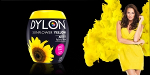 Pesumasinavärv, sisaldab soola, 350 g, Värv: Kollane, Sunflower Yellow