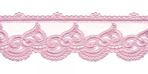 Embroidered Lace P-2618, 7,5 cm