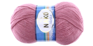 Villasisaldusega lõng, tumedam roosa