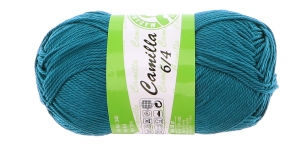 Puuvillane lõng Camilla; Värv 4938 (Sinakasroheline), Madame Tricote