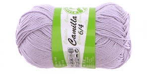 Puuvillane lõng Camilla; Värv 5316 (Heledam sinakaslilla), Madame Tricote