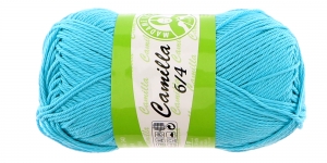 Puuvillane lõng Camilla; Värv 5308 (Hele türkiissinine), Madame Tricote