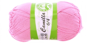 Puuvillane lõng Camilla; Värv 5046 (Selge Roosa), Madame Tricote