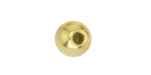 Mälutraadi otsik kullatud, Gold Plated Memory Wire End Cap Sphere, 3mm, JFME3mm-G/1000
