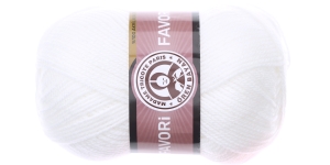 Favori Acrylic Yarn; Colour 100 (White), Madame Tricote