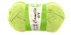 Puuvillane lõng Camilla; Värv 5329 (Erk Heleroheline), Madame Tricote