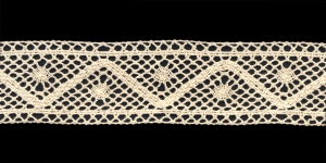 Puuvillane pits, Cotton (Crochet) Lace, 1795-58 laiusega 4cm, värv kreemjas
