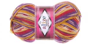 Polüamiidisisaldusega villane sokilõng