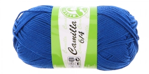 Puuvillane lõng Camilla; Värv 4915 (Koobaltsinine), Madame Tricote