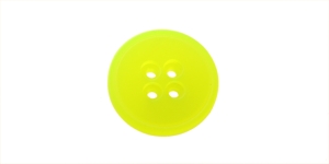 Neoonkollane, nelja auguga plastiknööp, 18mm 28L