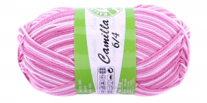 Puuvillane lõng Camilla; Värv 5338 (Roosad toonid), Madame Tricote