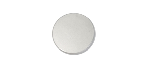 Hõbedane, kannaga metalllst nööp, 23mm, 36L
