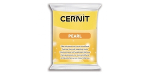 Voolimismass, polümeersavi Cernit Pearl 56 g, kollane