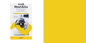 Pesumasina-kangavärv 25g ja reagent 50g, Wash&Go, Deka munakollane