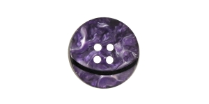 Lillakirju, nelja auguga plastiknööp, 23mm, 36L
