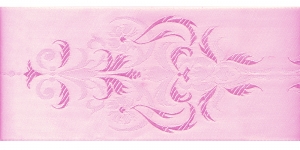 Jacquard satin ribbon, Art.94969, color: Light pink