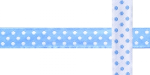 AB111 Täpimustriga kaunistuspael 12mm/ Art.12750 / helesinisel taustal /jacquard/ribbon/trims/koristenauha/Лента декоративная