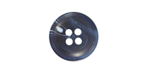Tumesinise kirju, nelja auguga plastiknööp, 17mm, 26L