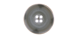 Hallikirju, heleda servaga, nelja auguga plastiknööp, 28mm, 44L