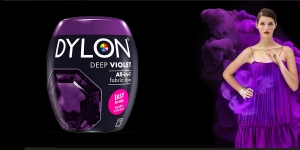 Pesumasinavärv, sisaldab soola, 350 g,Värv: sügavlilla, Dylon
