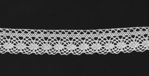 	Puuvillane pits, Cotton (Crochet) Lace, 3229-01 laiusega 3cm, värv valge