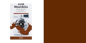 Pesumasina-kangavärv 25g ja reagent 50g, Wash&Go, Deka kaneelipruun