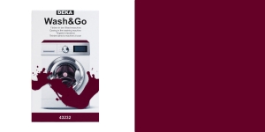 Pesumasina-kangavärv 25g ja reagent 50g, Wash&Go, Deka bordeaux