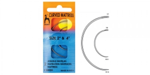 Curved Mattress Needles, #2 & 4, Pony 88008