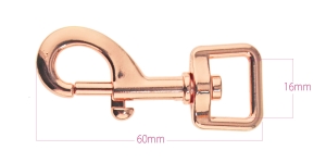 Карабин длинои 60 x 20мм для ремня 15мм