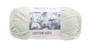 Puuvillane lõng, heledate toonide kirju