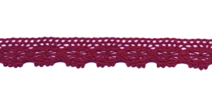 Puuvillane pits laiusega 2,3 cm, tumepunane