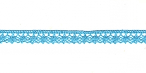 Puuvillane pits laiusega 1,3 cm, türkiissinine