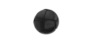 Must, kannaga nööp, ø18 mm 