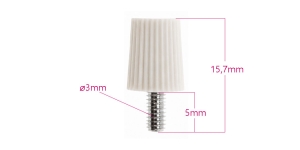Lisätarvikeruuvi ø3 mm, kierrepituus 5 mm