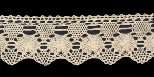Puuvillane servapits, Cotton (Crochet) Lace, 1135-58, kreemjas, laiusega 7cm