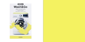 Pesumasina-kangavärv 25g ja reagent 50g, Wash&Go, Deka sidrun