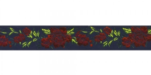 Must, Punase lillemustriga pael 32 mm, Art. 35096, V4