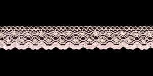 Puuvillane pits 2019-Z4 laiusega 1,8 cm, värv heleroosa kreemjasvalgega