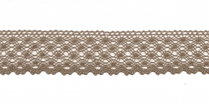 Puuvillane pits 2021-5T laiusega 3 cm, värv tumedam linabeež