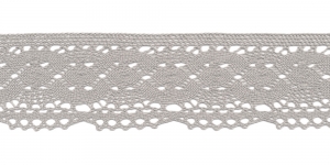 	Kootud polüesterpits laiusega 5,5cm Art.D854-LA, värv LA linahall