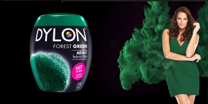 Pesumasinavärv, sisaldab soola, 350 g, Värv: Sügav tumeroheline, Forest Green, Dylon