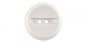 SL215 Hallikasvalge, mustaga, kahe auguga plastiknööp, ø22 mm, suurus: 34L