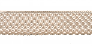 Puuvillane pits 2040-27 laiusega 4,5 cm, värv linabeež