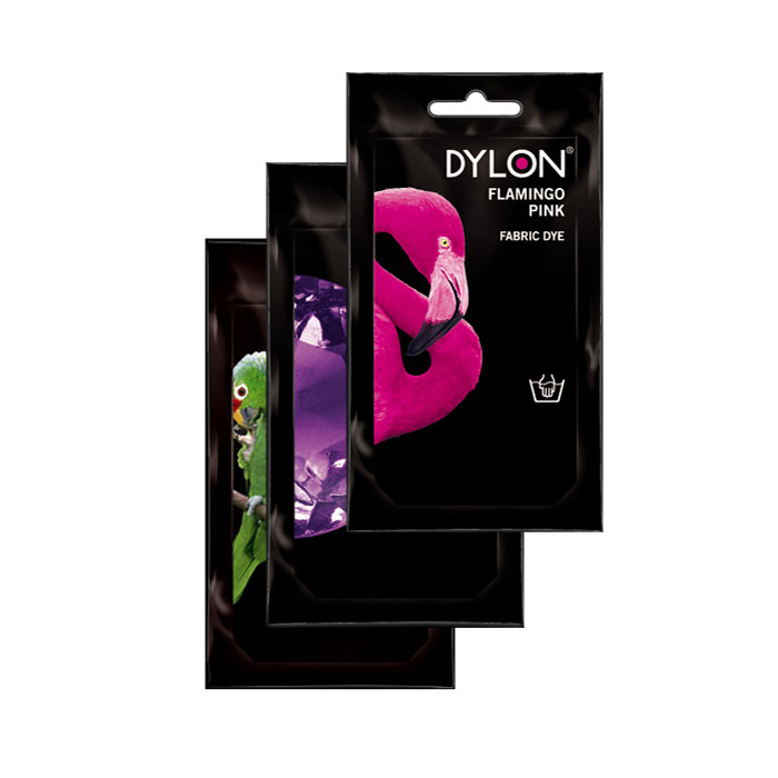 Dylon Permanent Hand Fabric Dye - Peony Pink